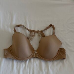 Soma Embraceable Racerback Tan Lace Women's Bra